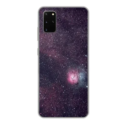 Produktbild von MuchoWow® Handyhülle Schutzhülle Hülle für Samsung Galaxy S20 Plus Universum - Sterne - Rosa - Jungen - Mädchen - Kinder Silikon Softcase Handy Hülle - Hartschale