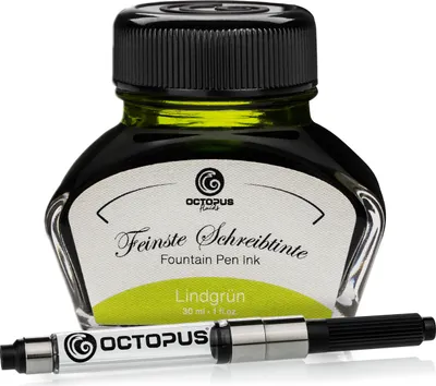 Produktbild von Schreibtinte Lindgrün 30 ml mit Konverter