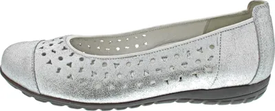 Produktbild von Waldläufer Hesima Ballerina Silber in Gr. 40.5
