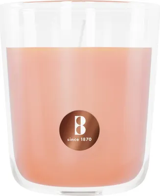 Immagine prodotto di Bolsius True Scents Candela Profumata in Vetro alla Pesca, 80 Ore di Combustione, Confezione da 3 Pezzi