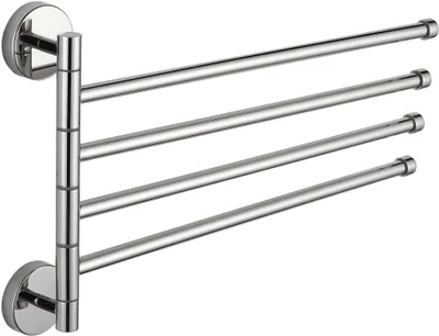 Zdjęcie produktu dla Mexen poczwórny obrotowy wieszak na ręcznik, chrom - 7039244-00