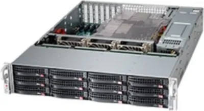 Produktbild von Supermicro SC826 BE1C4-R1K23LPB – Für den Einbau in einen Serverrack
