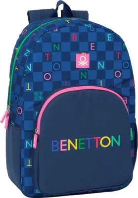 Produktbild von Safta 612550876 Benetton Damero 19.30l 27x33x10 Cm Rucksack Blau Blau One Size