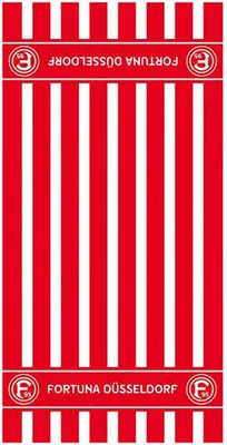 Produktbild von Fortuna Düsseldorf Duschtuch 70 x 140 cm  „Streifen”