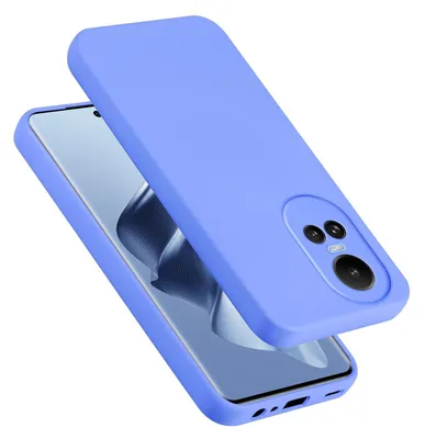 A purple phone case is shown on top of a smartphone.