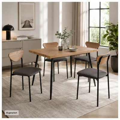 Produktbild von Tischgruppe Enrico 5-teilig Artisaneiche
