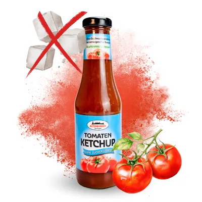 Produktbild von Tomaten Ketchup ohne Zuckerzusatz, 450 ml