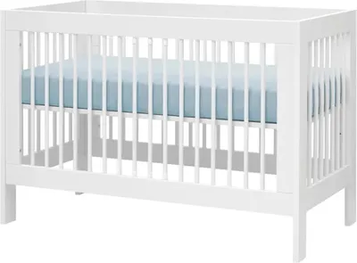 Zdjęcie produktu dla Łóżeczko dziecięce BASIC 120x60 białe