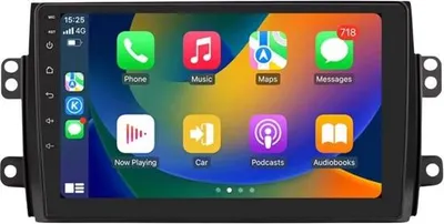 Immagine prodotto di Autoradio con Bluetooth e CarPlay per Fiat Tipo / Egea (2015-2017) – Compatibile con Apple e Android – Stereo – Sistema di navigazione – 6 GB/64 GB