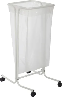 Produktbild von Müllsammler mit Rollen 110L weiß