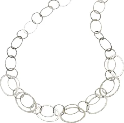 Produktbild von Celesta Silber Halskette 925/- Sterling Silber 45 cm weiß 213250159LR