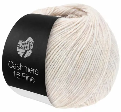 Produktbild von Lana Grossa CASHMERE 16 FINE Wolle 50 g 320 m Merino Kaschmir Strickgarn Farbe 036 - Muschel, KI-generiertes Bild