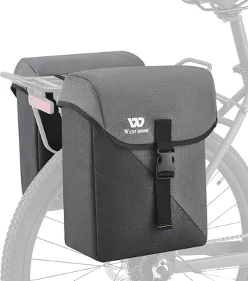 Productafbeelding van Dubbele fietstas 35 liter - Waterdicht - Reflecterend