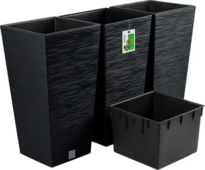 Obrázok produktu pre Kvetináč FURU Square Balcony Box Kvetináč antracit 60 L
