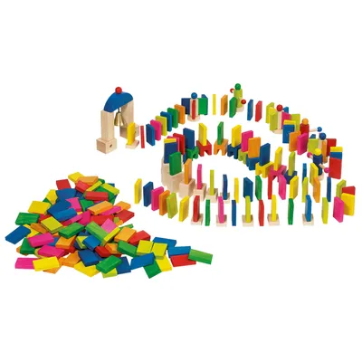 Image de Goki Houten Domino Speelset, 247dlg.