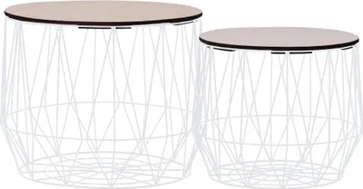 Produktbild von vidaXL Couchtische 2 Stk. Weiß