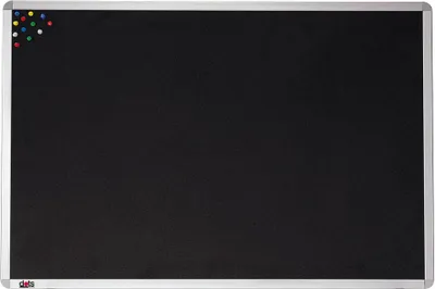 Zdjęcie produktu dla dots PT468961 dots Pinnwand 90,0 x 60,0 cm Textil schwarz