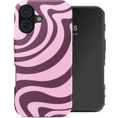 Obrázek produktu pro Selencia Vivid Backcover pro Apple iPhone 17 – Wavy Swirl Pink Plum