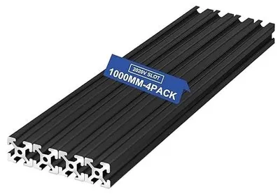 Produktbild von Lineare Schiene eloxiert - Aluminiumprofile - 4 Stück - 1000 mm - V-Slot 2020