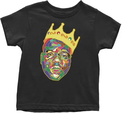 Produktbild von Notorious B.I.G. - T-Shirt für Kinder RO153 (104) (Schwarz)