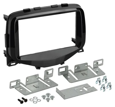 Imagen del producto de Placa de embellecedor 2-DIN para Citroën C1/Peugeot 108/Toyota Aygo (modelo AB1)