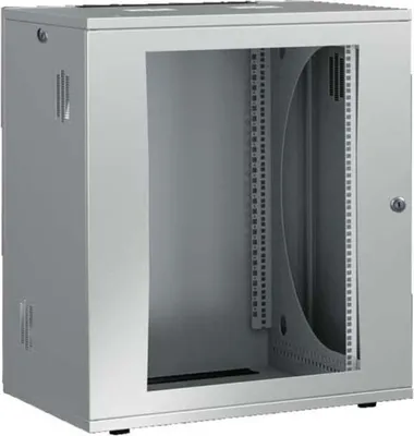 Produktbild von Rittal 7507.210, Freistehendes Gestell, 18U, Sperrschloss, 47,3 kg, Grau