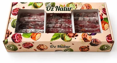 Produktbild von Öz Natur | Turkish Delight Finger Lokum mit Granatapfel und Pistazien 250g
