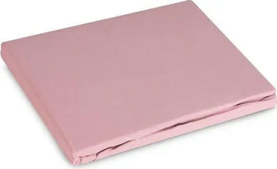 Zdjęcie produktu dla Prześcieradło z gumką Basic 200x220 +30 cm bawełna pudrowy róż