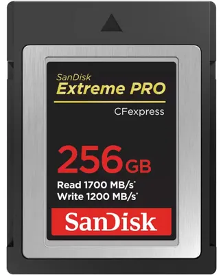 Immagine prodotto di SANDISK Cfexpress Extreme PRO 256 GB 1700 MB/s 1200 MB/s