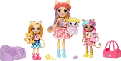 Zdjęcie produktu dla Enchantimals City Tails HHC11, Mini lalka, Damski, 4 lat(a), Dziewczyna, 177,8 mm, Wielobarwny