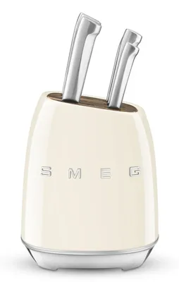 Zdjęcie produktu dla Smeg KBSF02CR, Blok do noży z otworami, Stal nierdzewna, Stal nierdzewna, Kremowy, Chiny, 2,4 kg