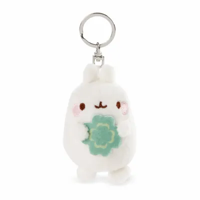 Produktbild von Nici Molang With Cloverleaf 8 Cm Schlüsselanhänger Weiß Weiß One Size