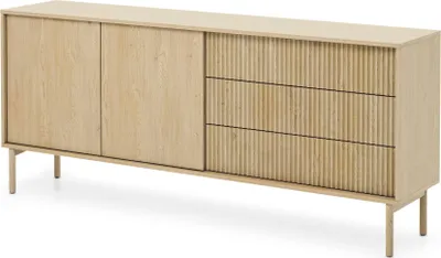 Obrázok produktu pre Komoda, dub cremonský, 187,1 x 79,8 x 39,5 cm
