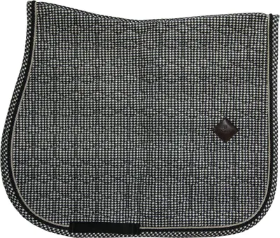 Immagine prodotto di Kentucky Horsewear Pad di sella da salto Pied-De-Poule Pad di sella nero pieno