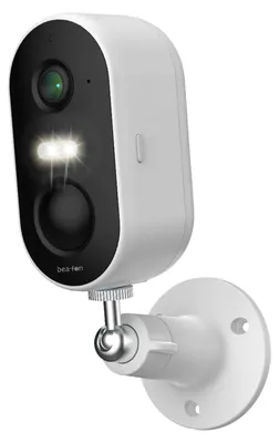 Produktbild von Beafon Safer 2L, IP-Sicherheitskamera, Draußen, Kabellos, Amazon Alexa & Google Assistant, Wand, Schwarz, Weiß