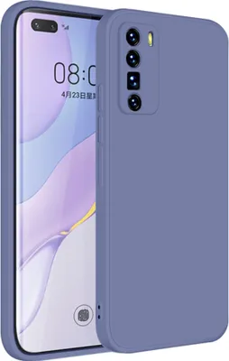 Produktbild von Huawei Nova 7 Pro Hülle, LaimTop Slim Liquid Silikon Gel Gummi Schutzhülle für Huawei Nova 7 Pro Grau