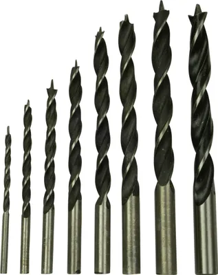 Produktbild von Holzbohrer Set Spiral Holz Bohrer Spiralbohrer Zentrierspitze 8-teilig | 3-10 mm