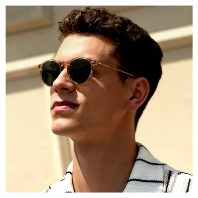 Produktbild von Herren-Sonnenbrille, polarisiert, im Vintage-Stil, UV400-Schutz, für Autofahren und Reisen