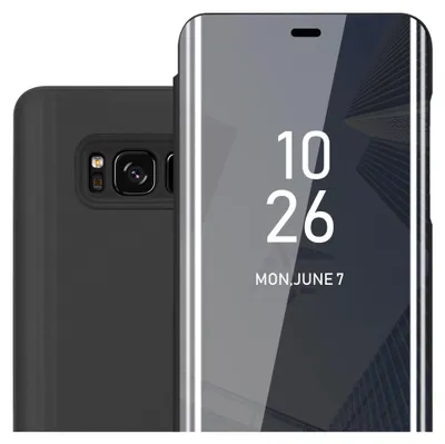 Image de Cadorabo Housse pour Samsung Galaxy S8 PLUS en noir Cover Backcover Housse Book Case Booklet