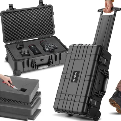 Produktbild von tectake® Kamerakoffer 34,5 x 23 x 56 cm