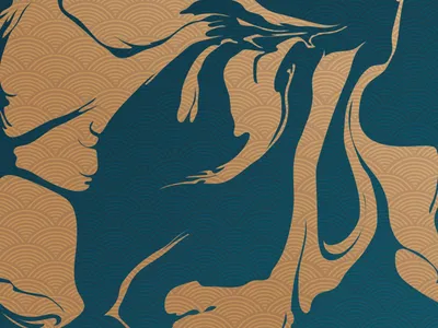 Image de Sanders & Sanders papier peint panoramique motif figurativ bleu foncé et orange chaude 375 x 270 cm