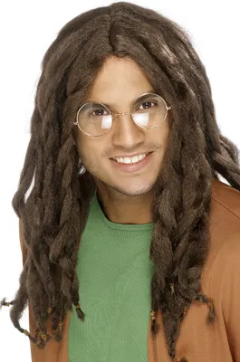Produktbild von Smiffys Perücke Haarteil Halloween Dreadlock Braun Verkleidung Party Spaß