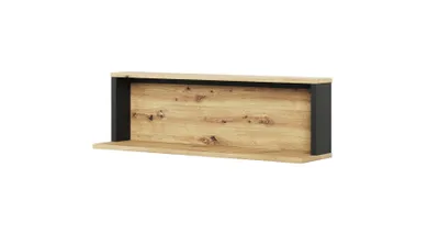 Produktbild von MINIO go for it, SPOT Wandregal – Schwarz/Artisan Eiche, 92x28x22 cm