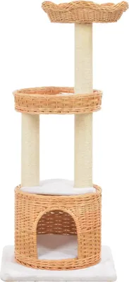 Produktbild von vidaXL Katzen-Kratzbaum Sisal Natürliches Weidenholz