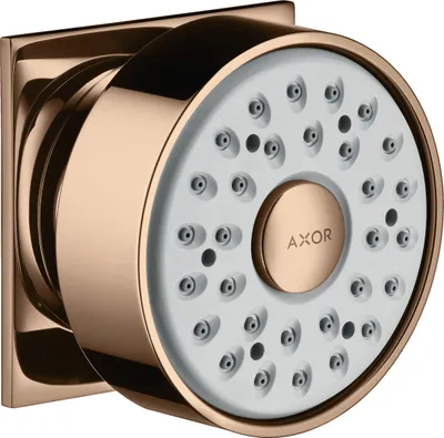 Produktbild von hansgrohe Seitenbrause 1 jet Rosette eckig, 28469300
