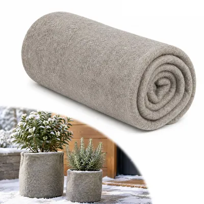 Image de Schapenwol, non traité, dimensions 50 x 500 cm, tapis de protection des plantes biodégradable