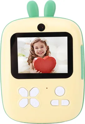 Obrázek produktu pro 35mm fotoaparát 1080P 80MP Micro Portable 2 fotoaparáty Okamžitý černobílý tisk fotografií Zelený