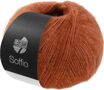 Produktbild von Lana Grossa - Soffio 0004 rostbraun