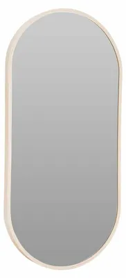 Produktbild von HOWHOMELY | Dekospiegel - Wandspiegel - beige - 30 x 60 cm - Hängespiegel - oval - Wohnzimmer