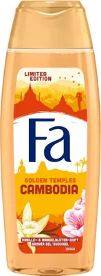 Zdjęcie produktu dla Fa - Żel pod prysznic - Golden Temples Cambodia - Egzotyczny zapach - Odświeżający - 250 ml - 1 szt